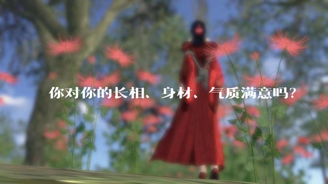 你对你的长相、身材、气质满意吗？